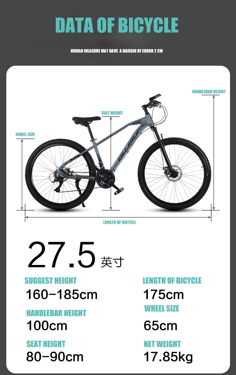 27.5 Zoll Leichtes Aluminium Mountainbike Alloy Fork Downcountry Mountainbike 2